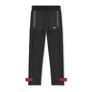 0625. French Terry Technical Snap Jogger - Black