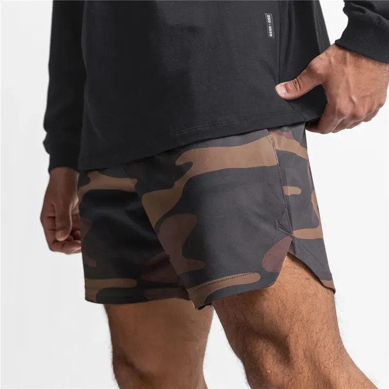 2 in 1 quick dry fitness and exercising shorts