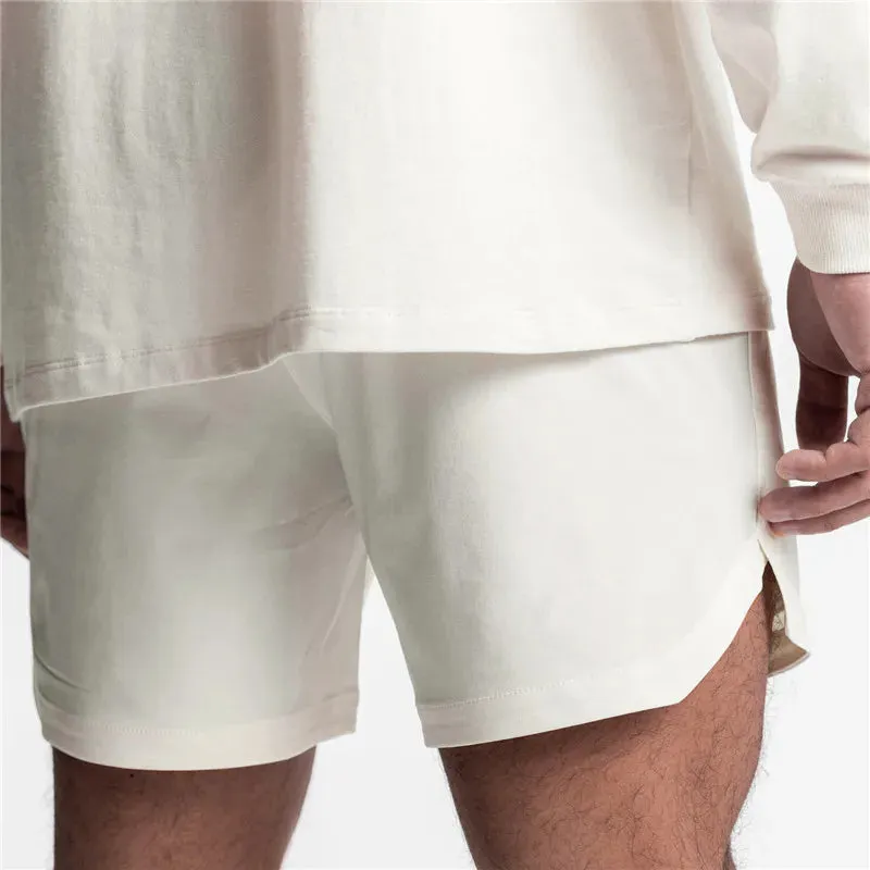 2 in 1 quick dry fitness and exercising shorts