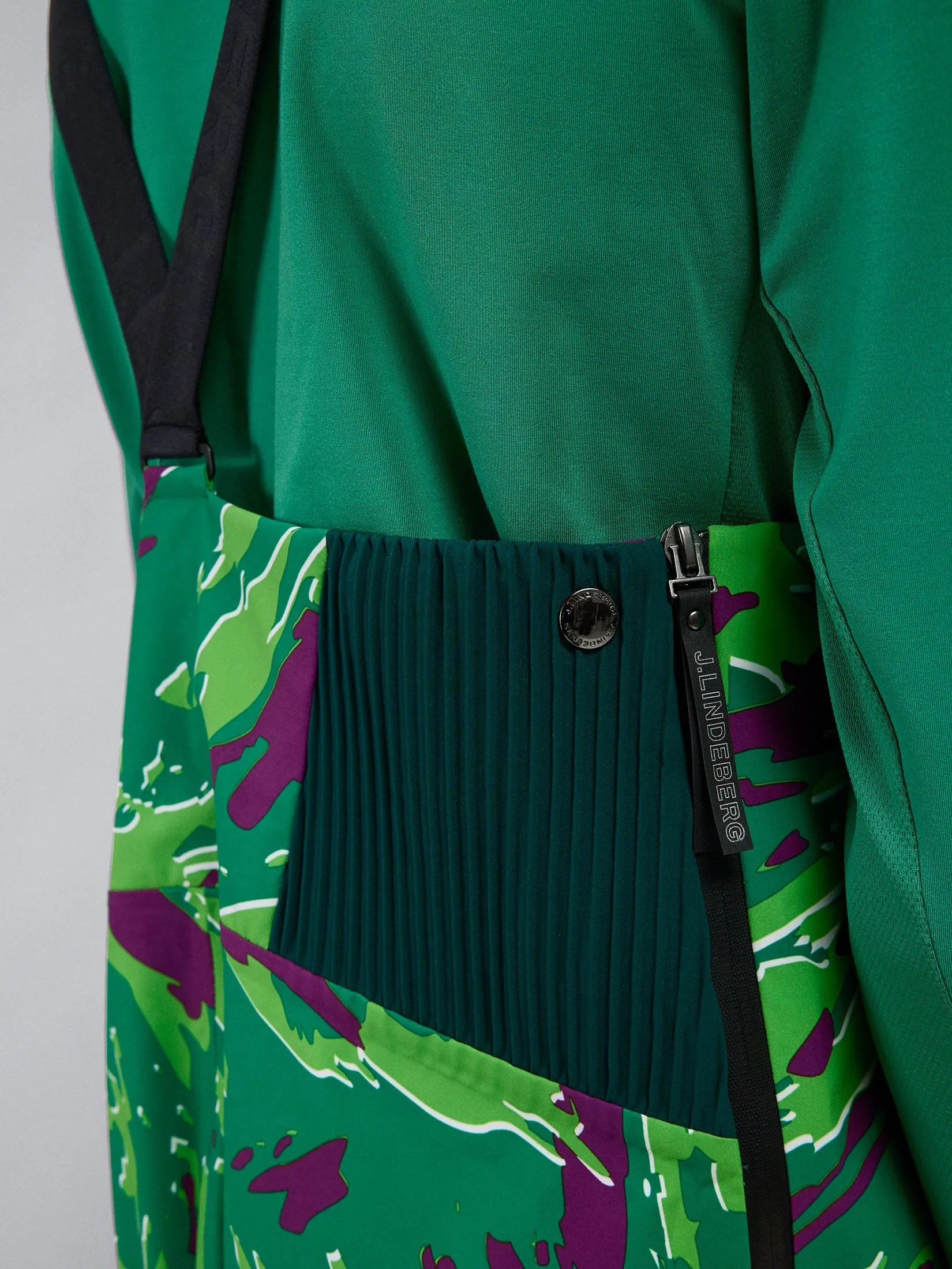 Aerial Bib Shell Pant Print / Canimol Green