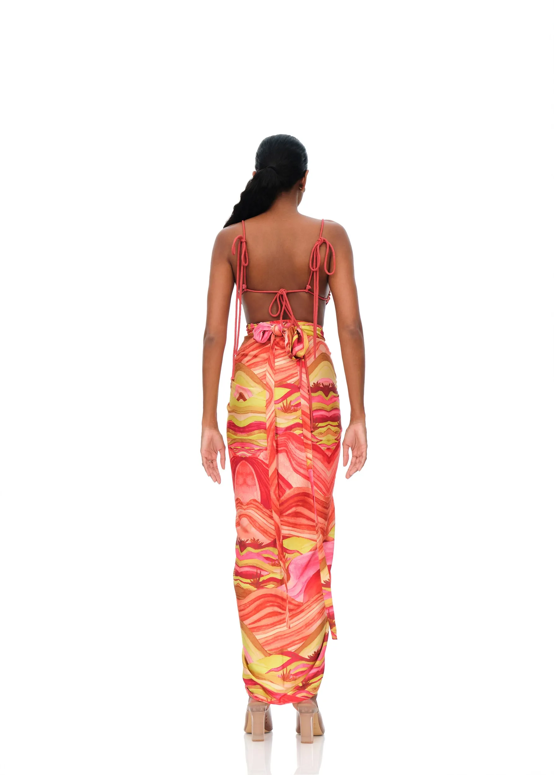 AIKO CROP TOP - SUNSET