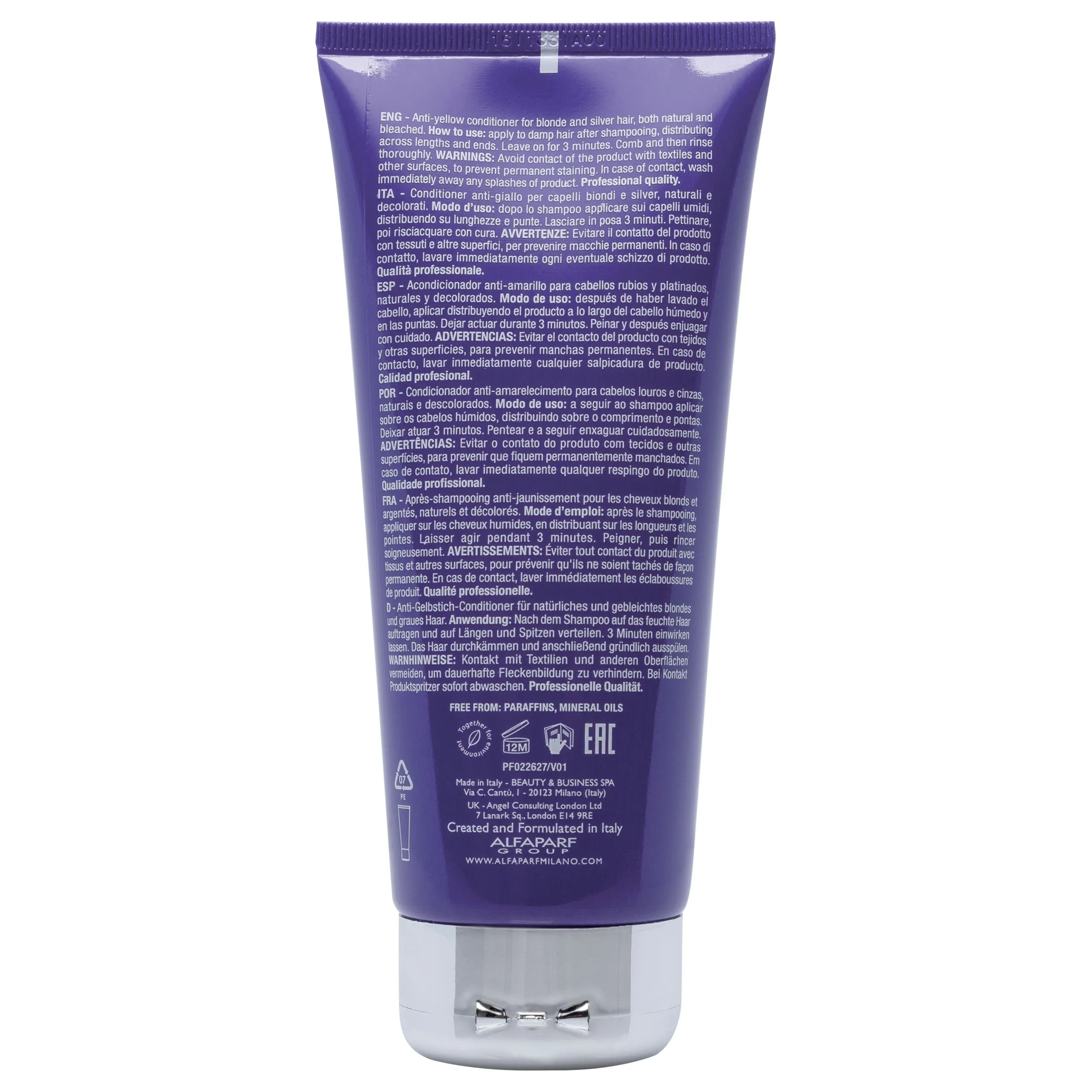 Alfaparf Milano Semi Di Lino Blonde Anti-Yellow Conditioner 200ml