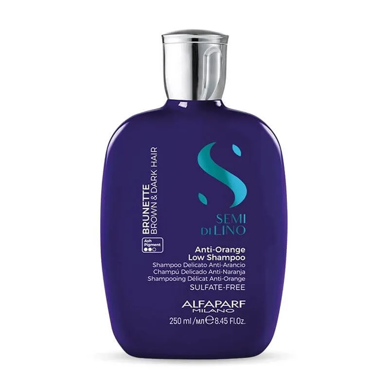 Alfaparf Milano Semi Di Lino Brunette Anti-Orange Low Shampoo 250ml