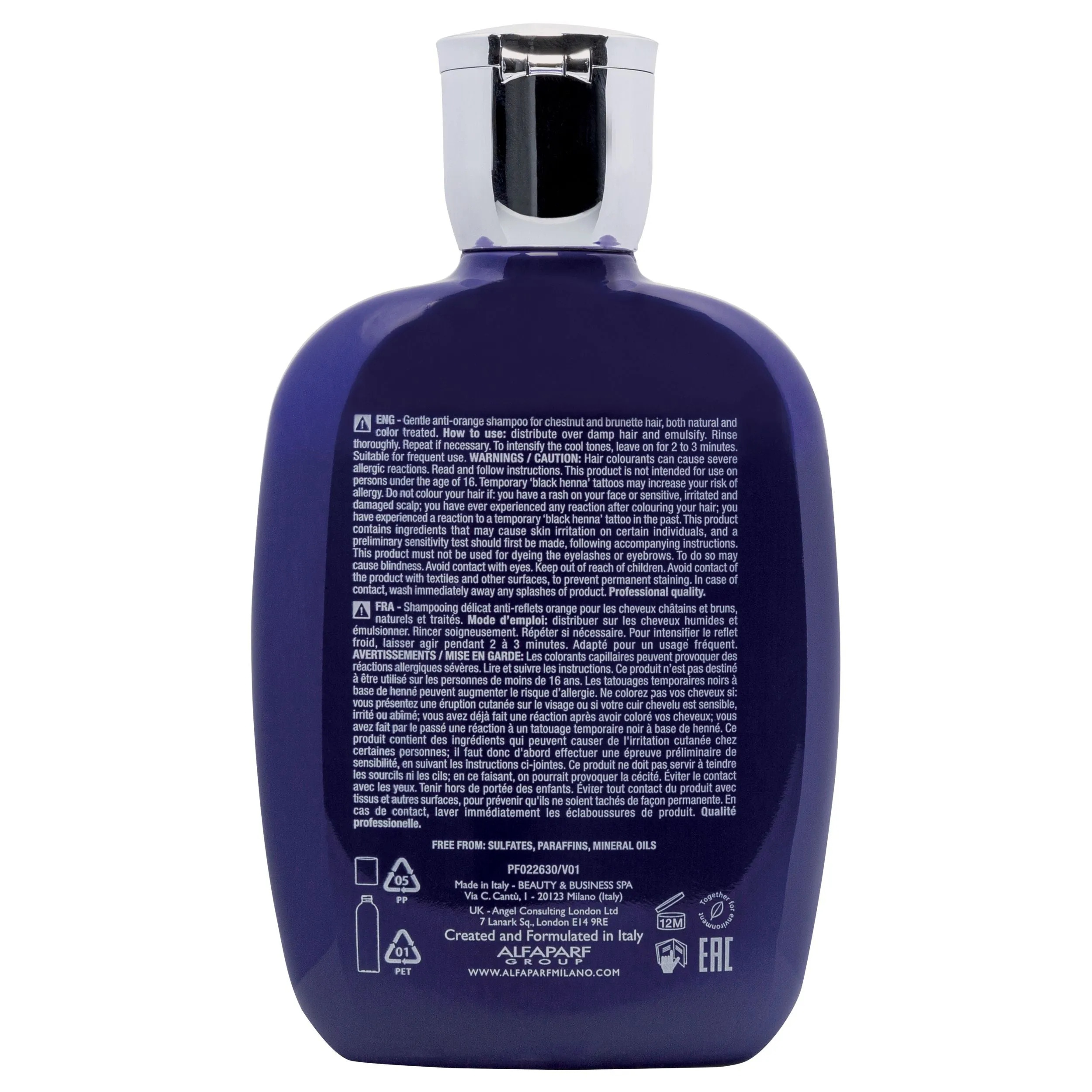 Alfaparf Milano Semi Di Lino Brunette Anti-Orange Low Shampoo 250ml
