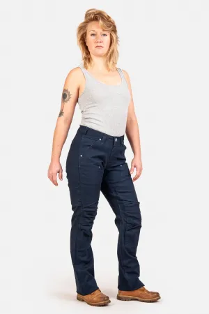 Anna Taskpant in Uniform Navy Canvas