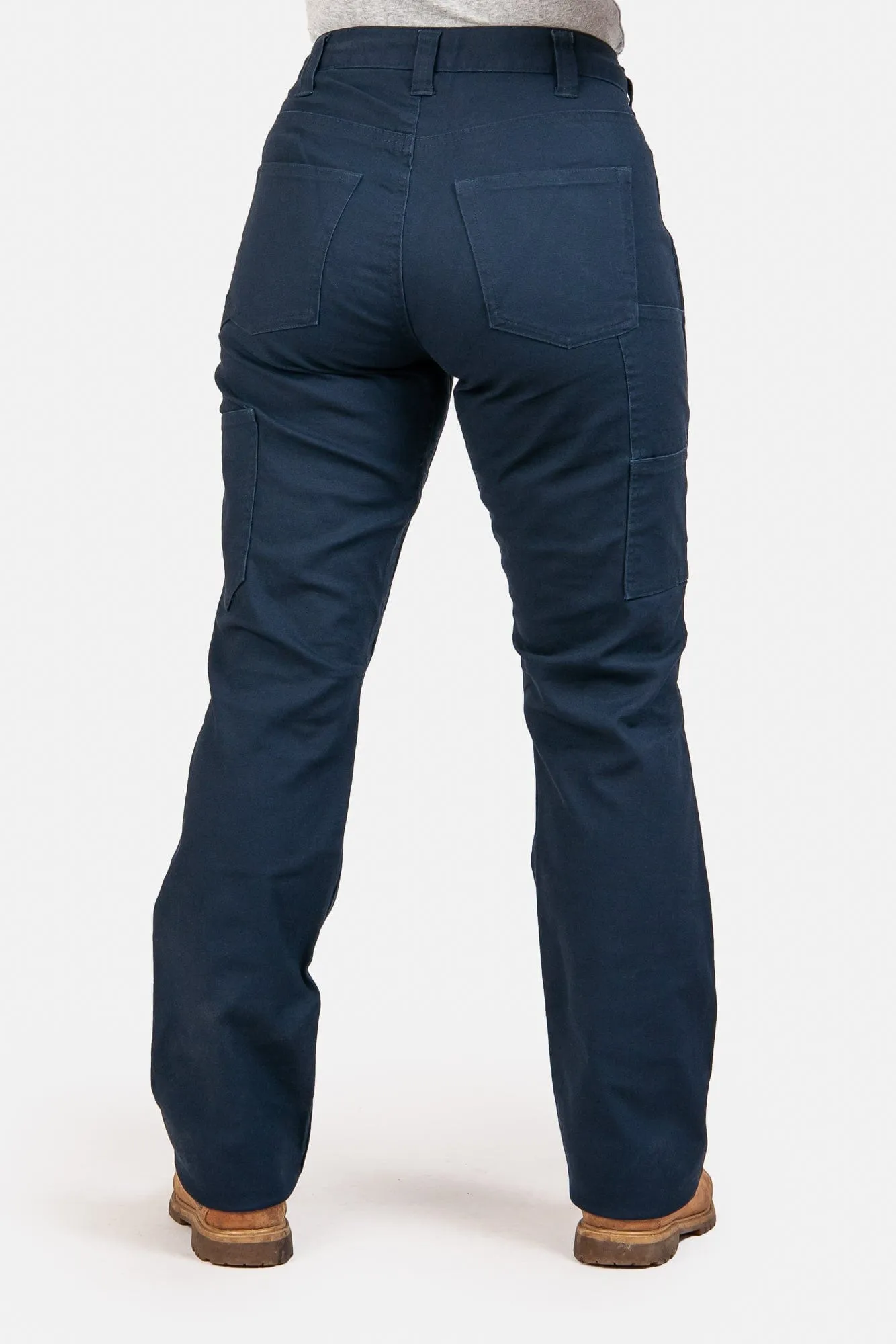Anna Taskpant in Uniform Navy Canvas