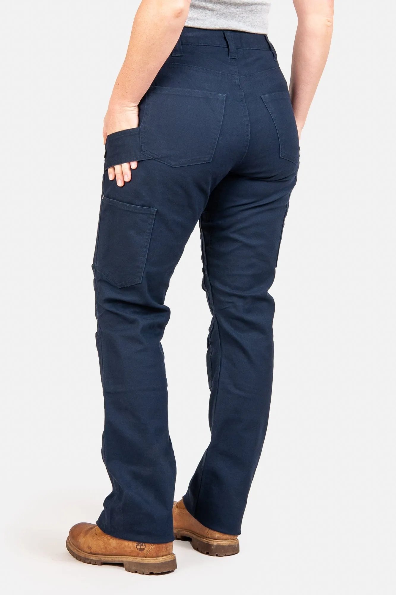 Anna Taskpant in Uniform Navy Canvas