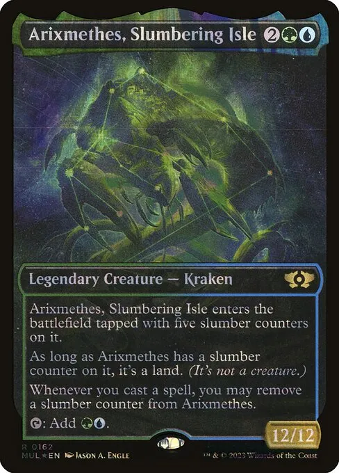 Arixmethes, Slumbering Isle (Halo Foil) (MUL)
