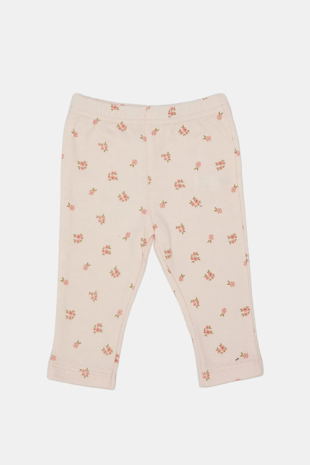 Baby Pink Printed Gift Set (5 Piece)