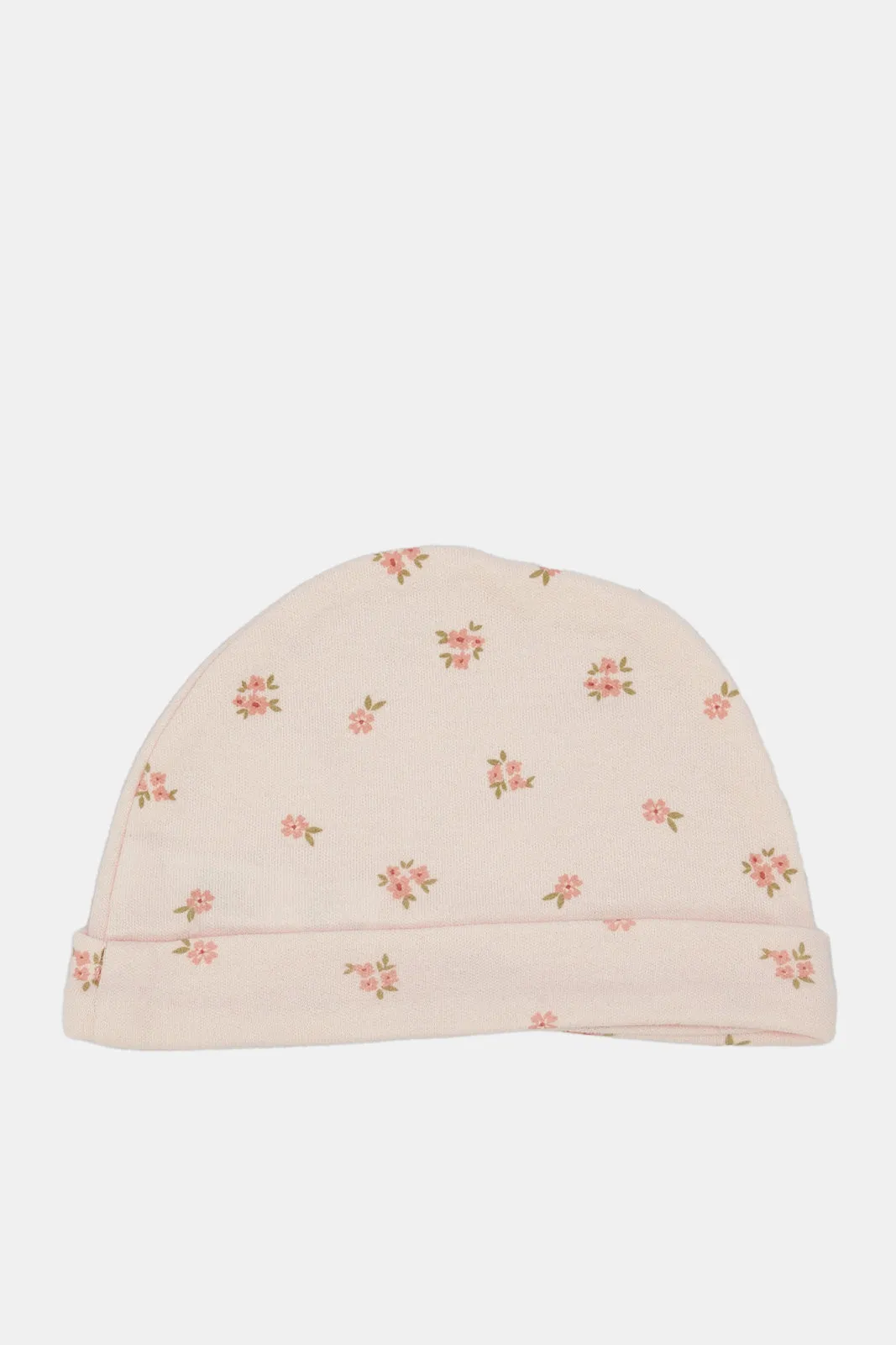 Baby Pink Printed Gift Set (5 Piece)