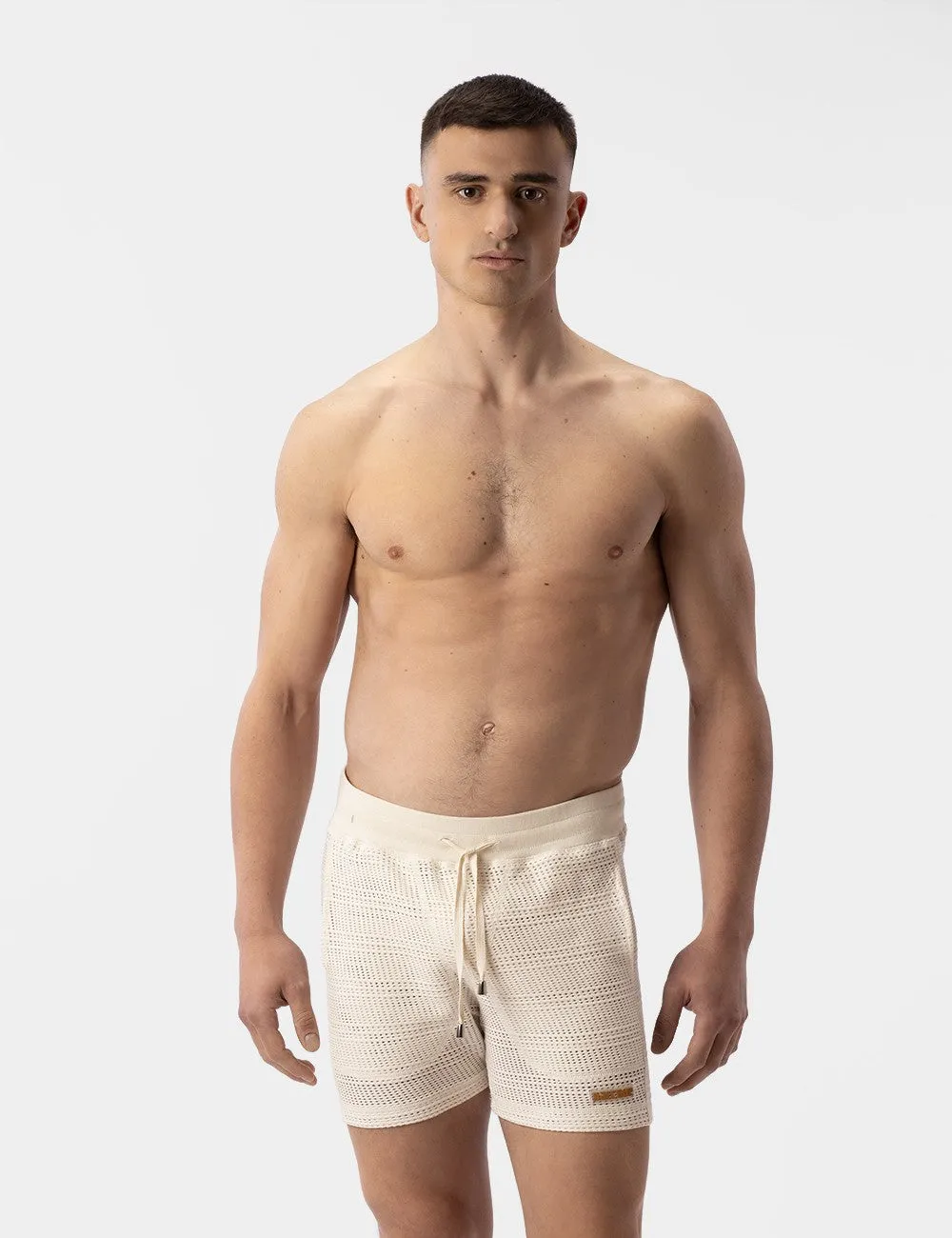 Barcode Berlin Buko 4" crochet short nude