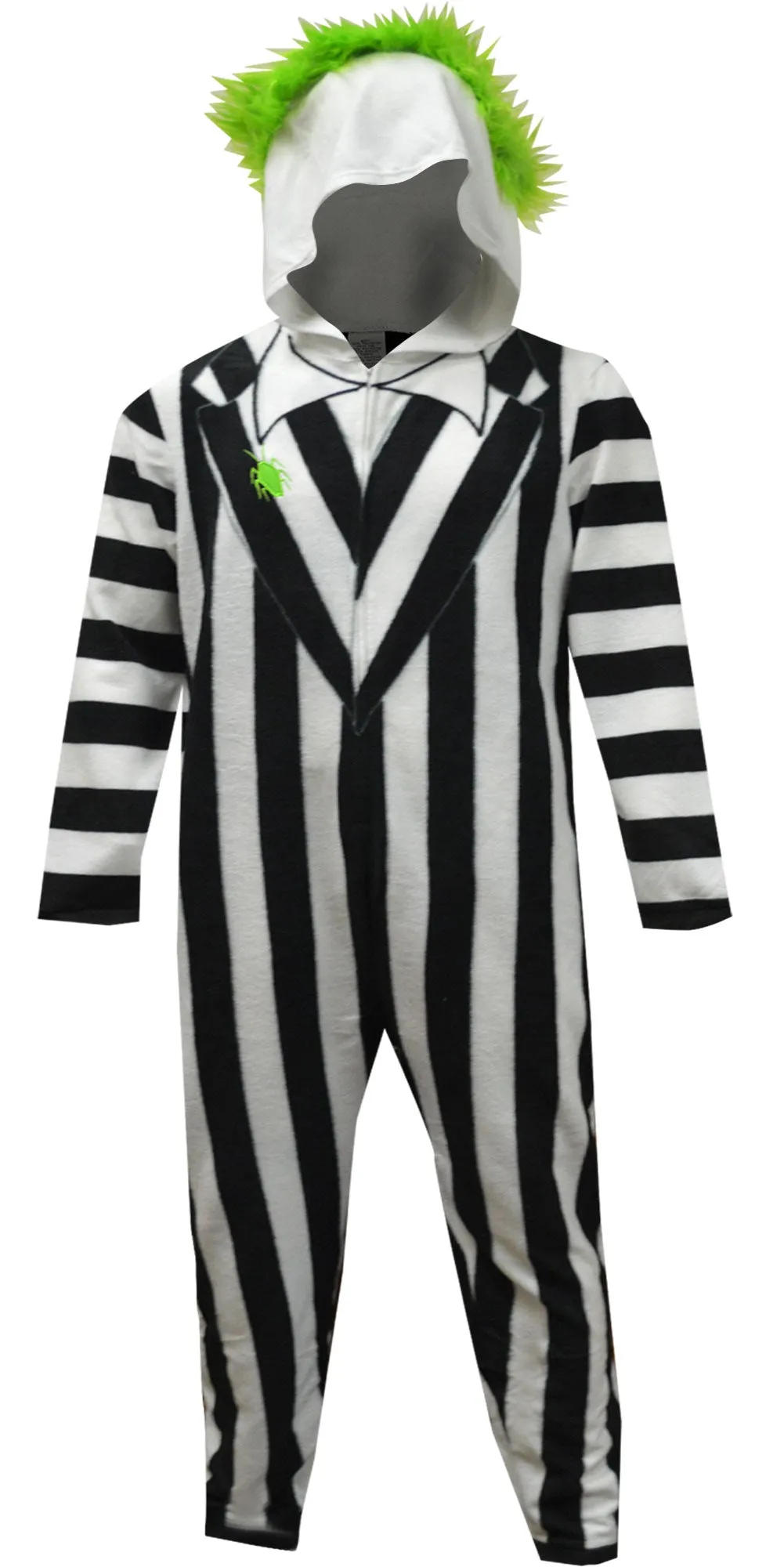 Beetlejuice Hooded Union Suit Onesie Pajama
