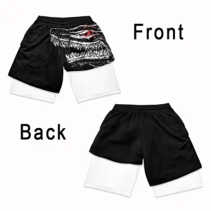 Berserk Inner Wolf Quick Dry Premium Mesh Workout Shorts
