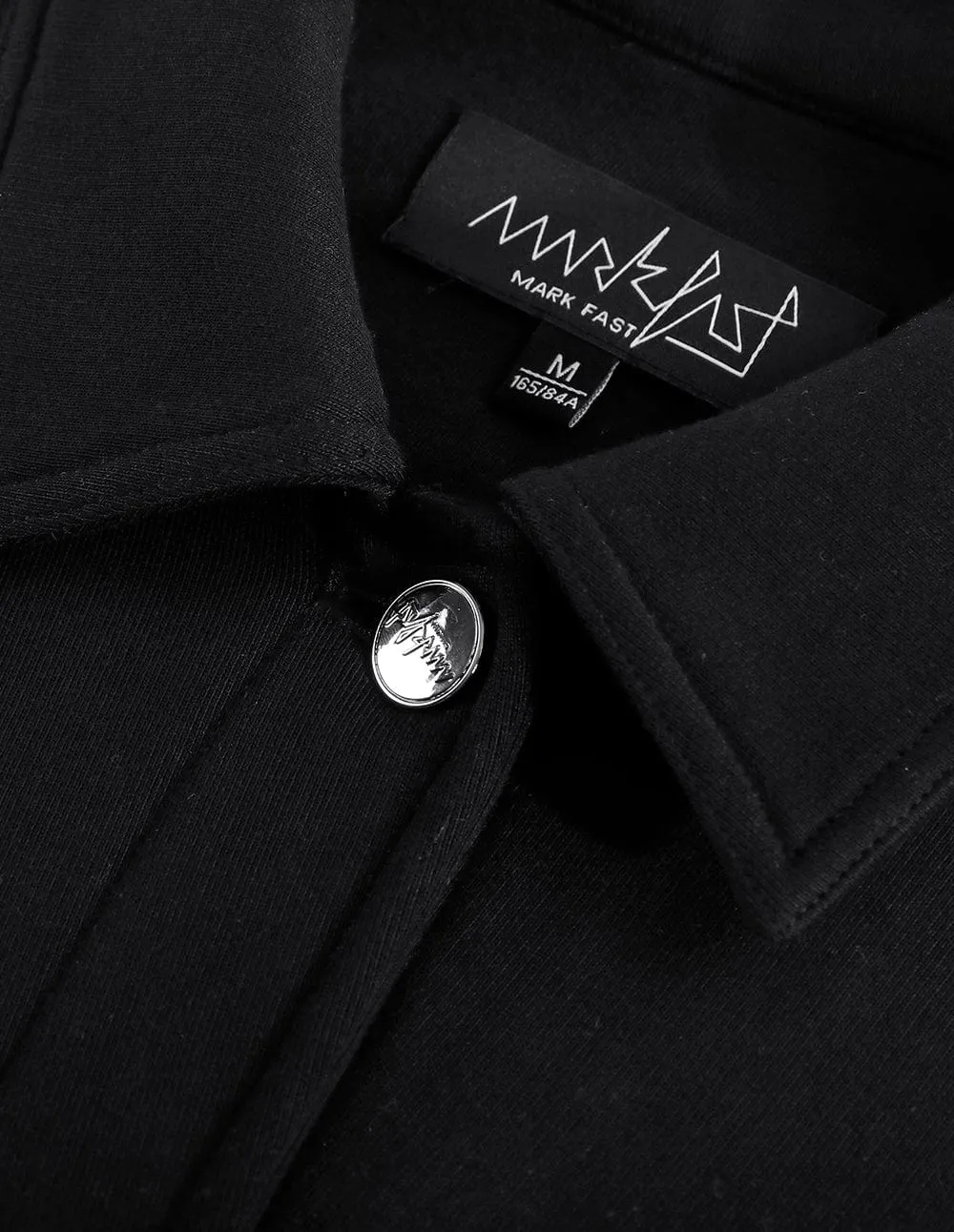 Black Cotton Loose Casual Jacket