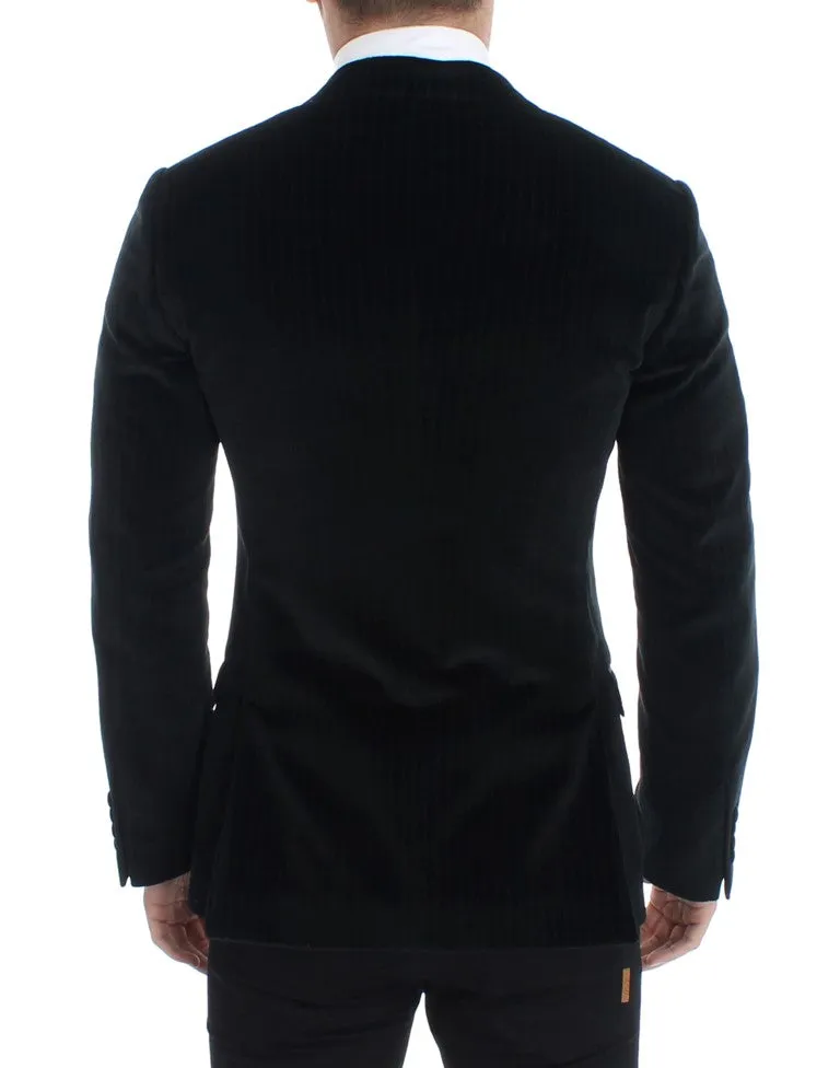 Black striped slim MARTINI blazer