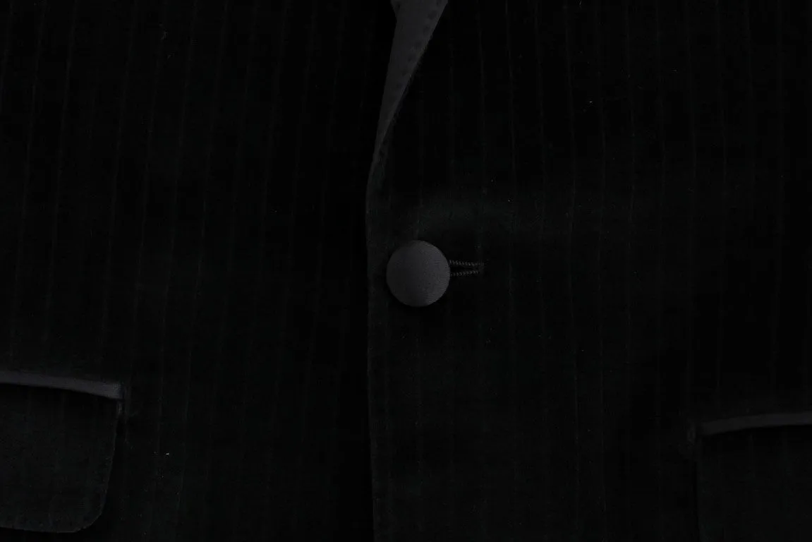Black striped slim MARTINI blazer