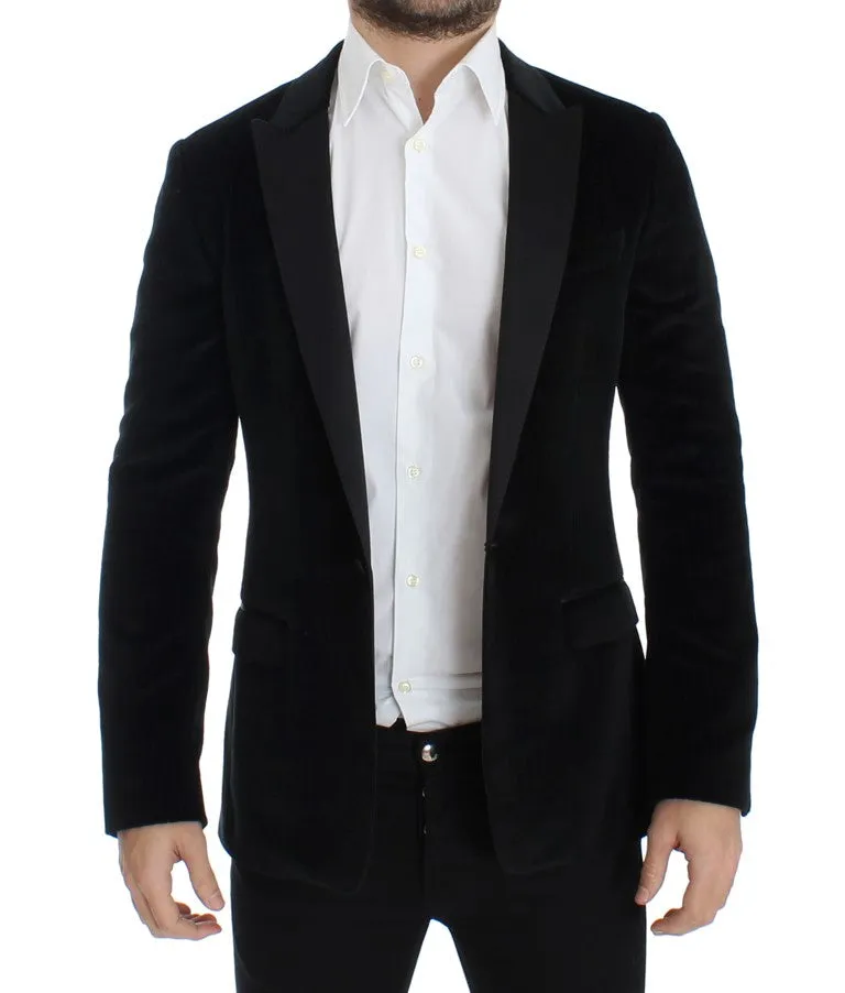 Black striped slim MARTINI blazer