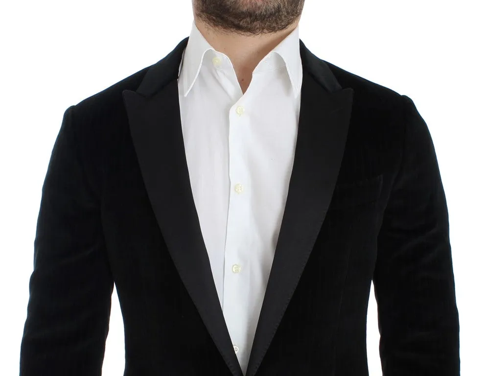 Black striped slim MARTINI blazer