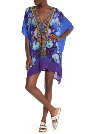 Blue Luxury Kaftan Dress