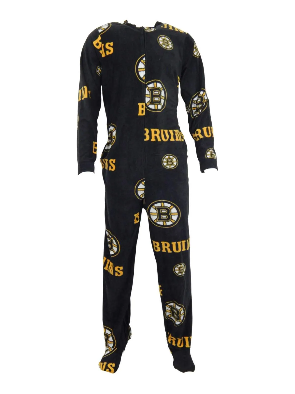 Boston Bruins Men's Ramble One Piece Full Body Union Suit Pajamas