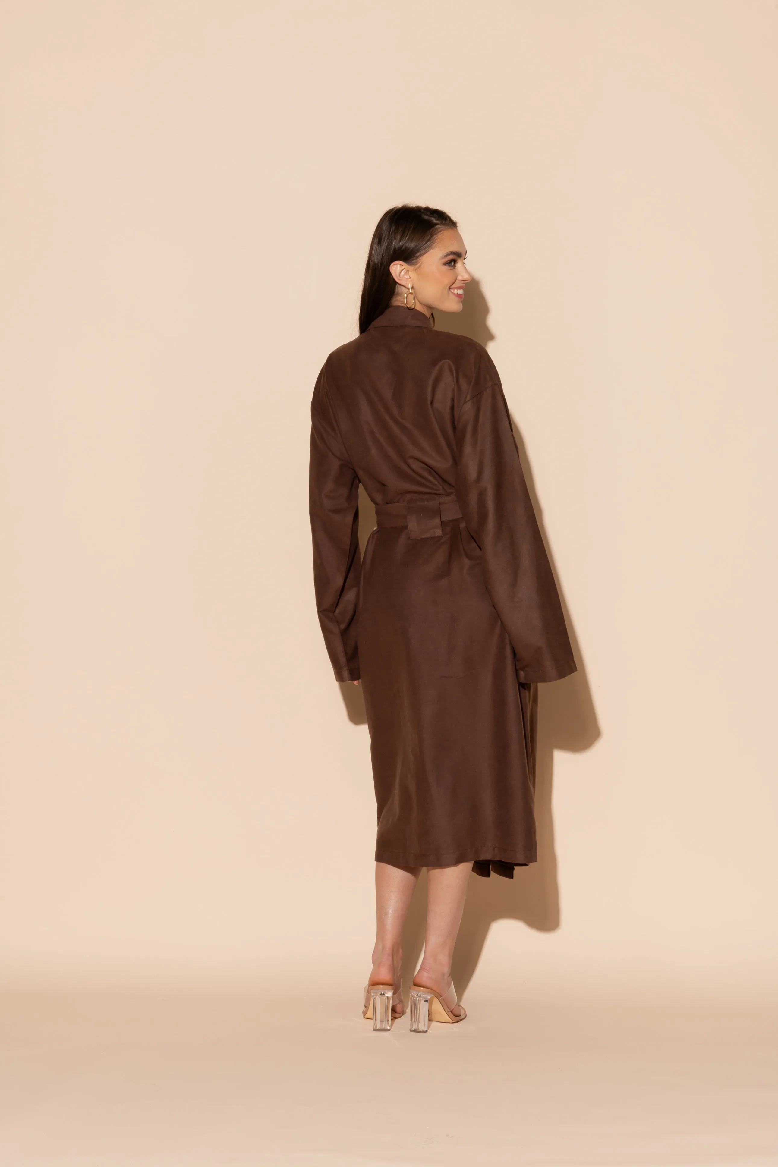 Brown Hotel Single Layer Robe
