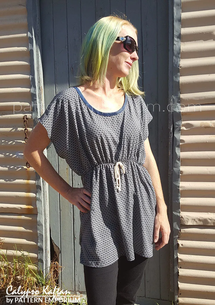 Calypso Kaftan Neckline | Add-on Sewing Pattern
