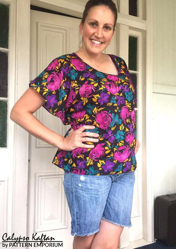 Calypso Kaftan Neckline | Add-on Sewing Pattern
