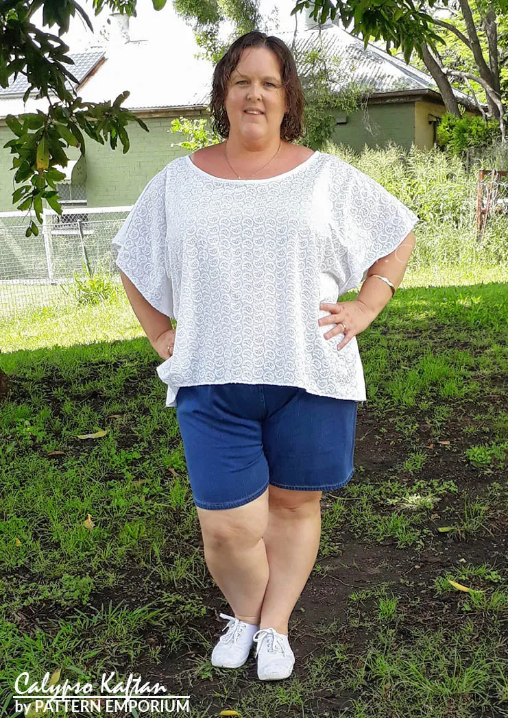 Calypso Kaftan Neckline | Add-on Sewing Pattern