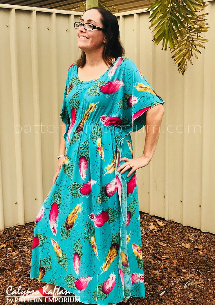 Calypso Kaftan Neckline | Add-on Sewing Pattern