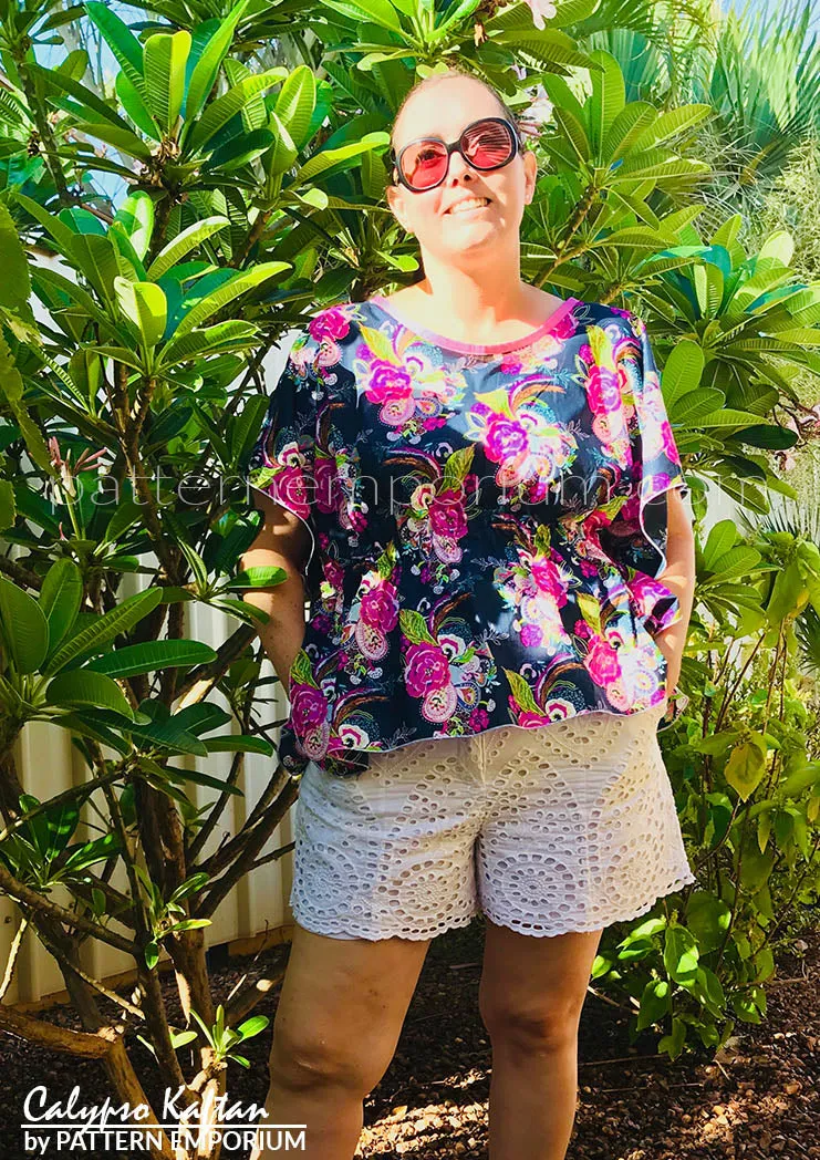 Calypso Kaftan Neckline | Add-on Sewing Pattern