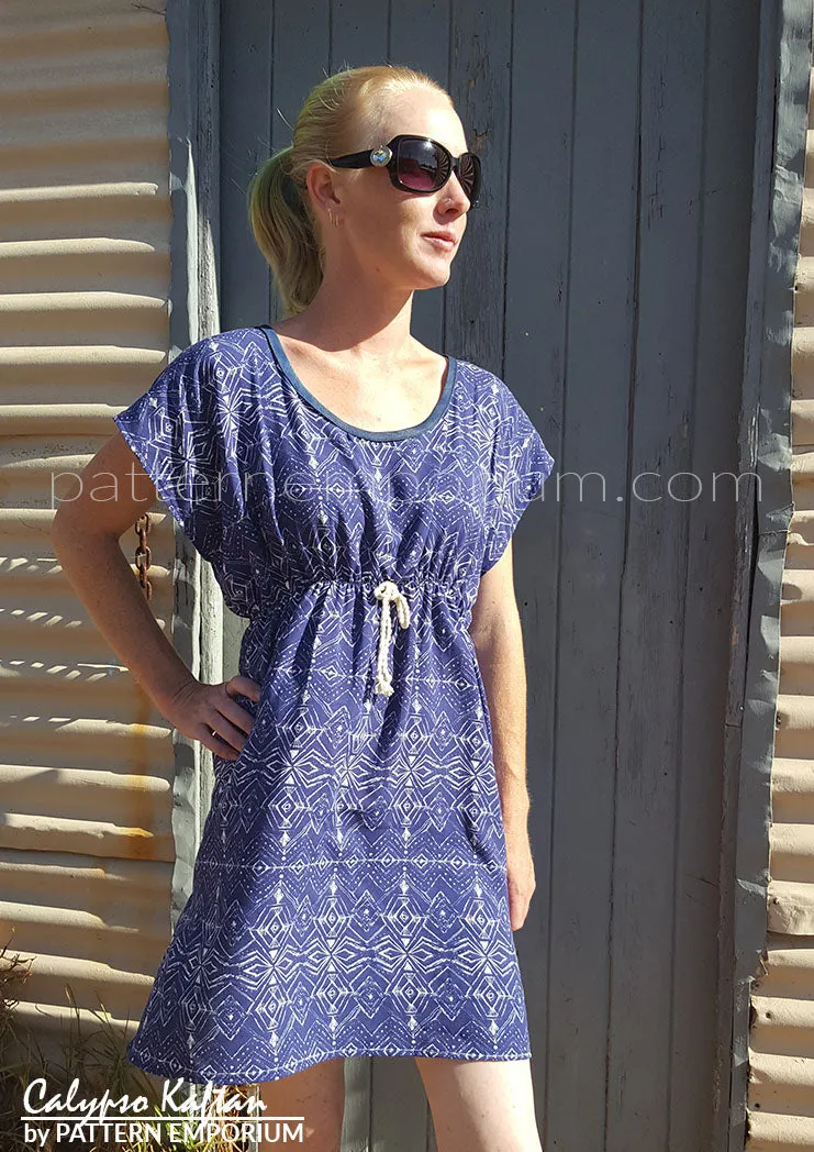 Calypso Kaftan Neckline | Add-on Sewing Pattern