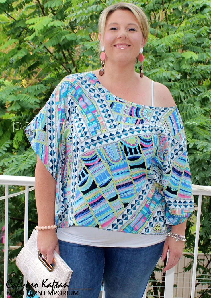 Calypso Kaftan Neckline | Add-on Sewing Pattern