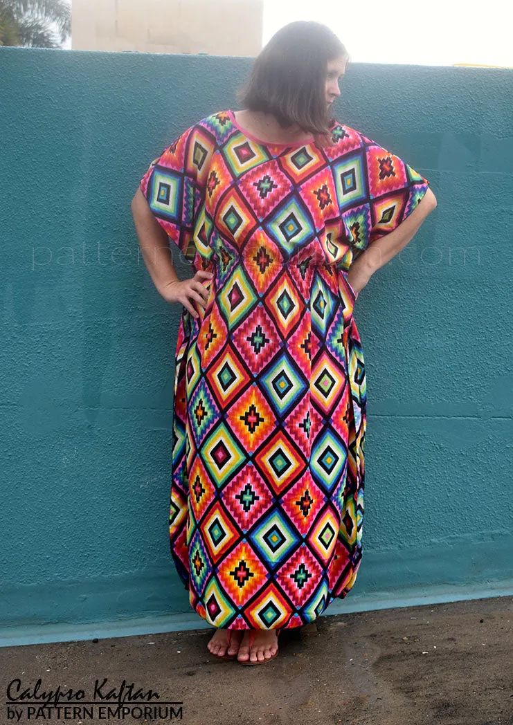 Calypso Kaftan Neckline | Add-on Sewing Pattern