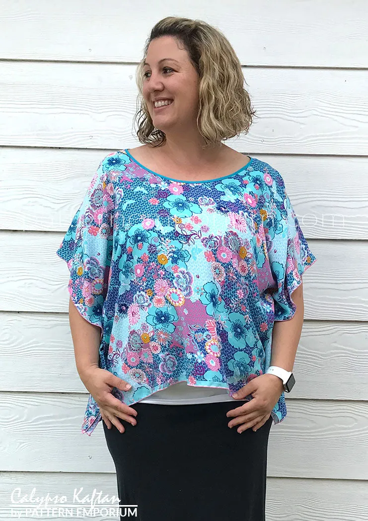Calypso Kaftan Neckline | Add-on Sewing Pattern