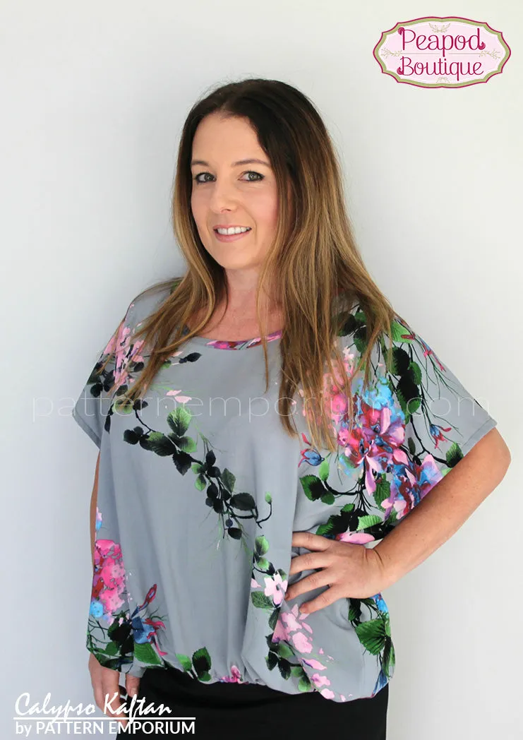 Calypso Kaftan Neckline | Add-on Sewing Pattern