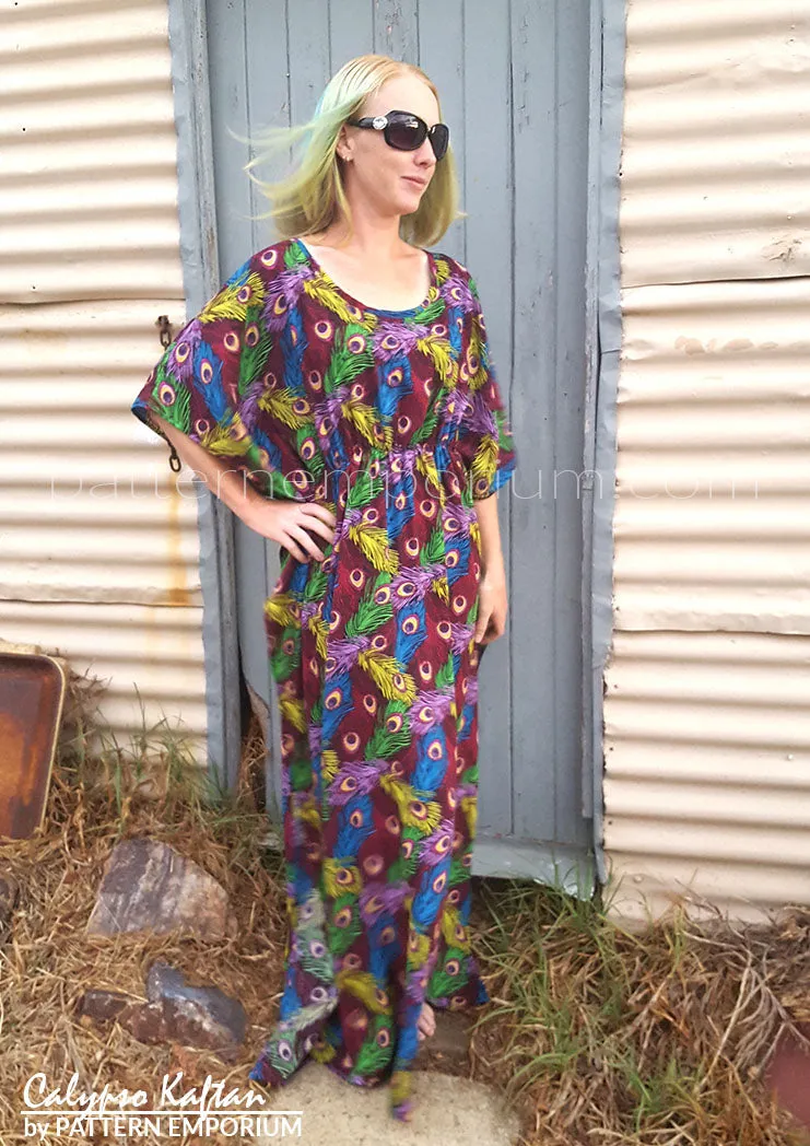 Calypso Kaftan Neckline | Add-on Sewing Pattern