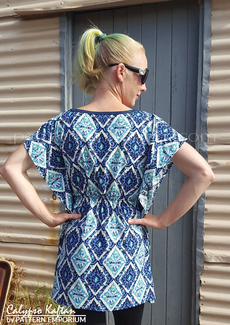 Calypso Kaftan Neckline | Add-on Sewing Pattern