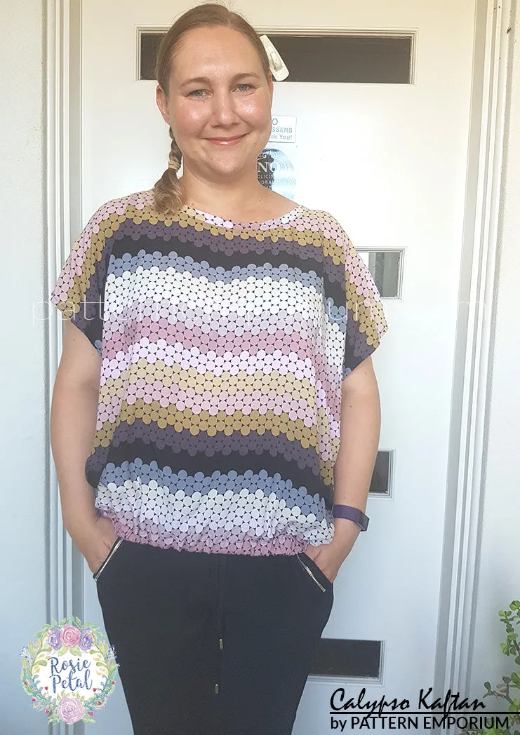 Calypso Kaftan Neckline | Add-on Sewing Pattern