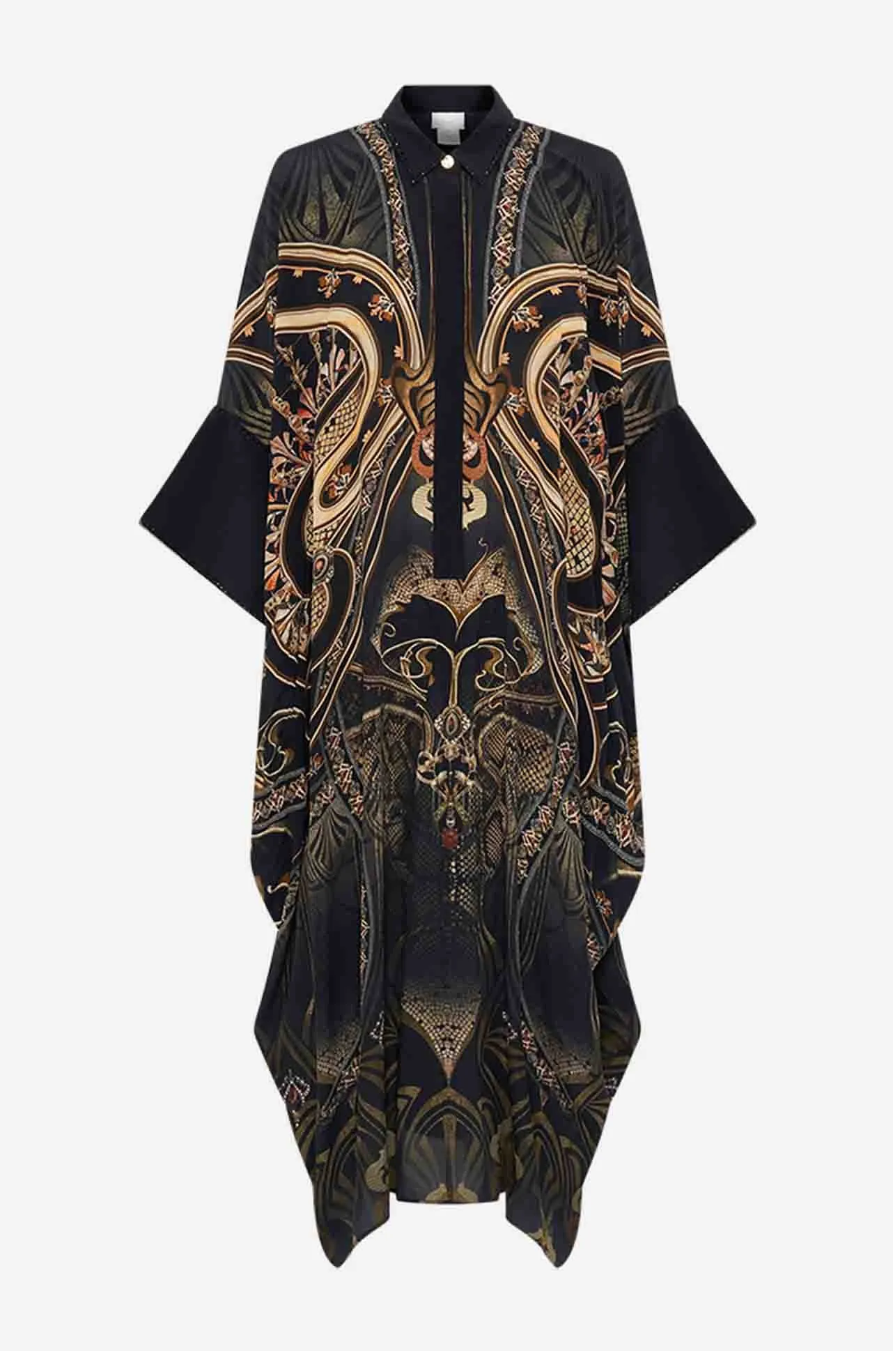 Camilla - Nouveau Noir Batwing Kaftan