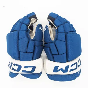 CCM UCL  - Used NHL Pro Stock Glove - Colorado Avalanche (Blue)