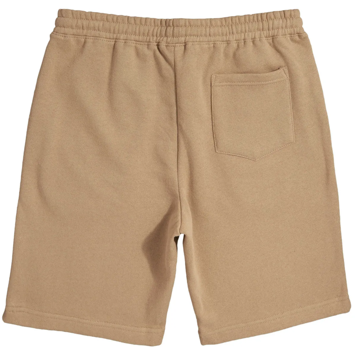 CCS Logo Rubber Patch Sweat Shorts - Khaki
