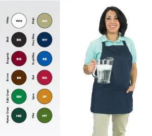 Chef Revival 602BAFH-Royal Blue Bib Apron