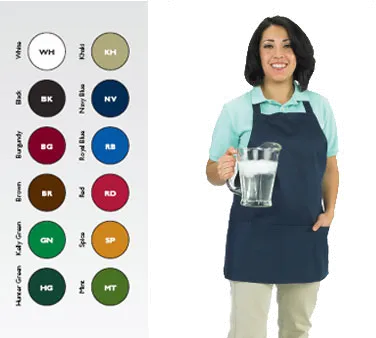 Chef Revival 602BAFH-Royal Blue Bib Apron