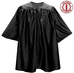 Child's Shiny Black Choir Robe