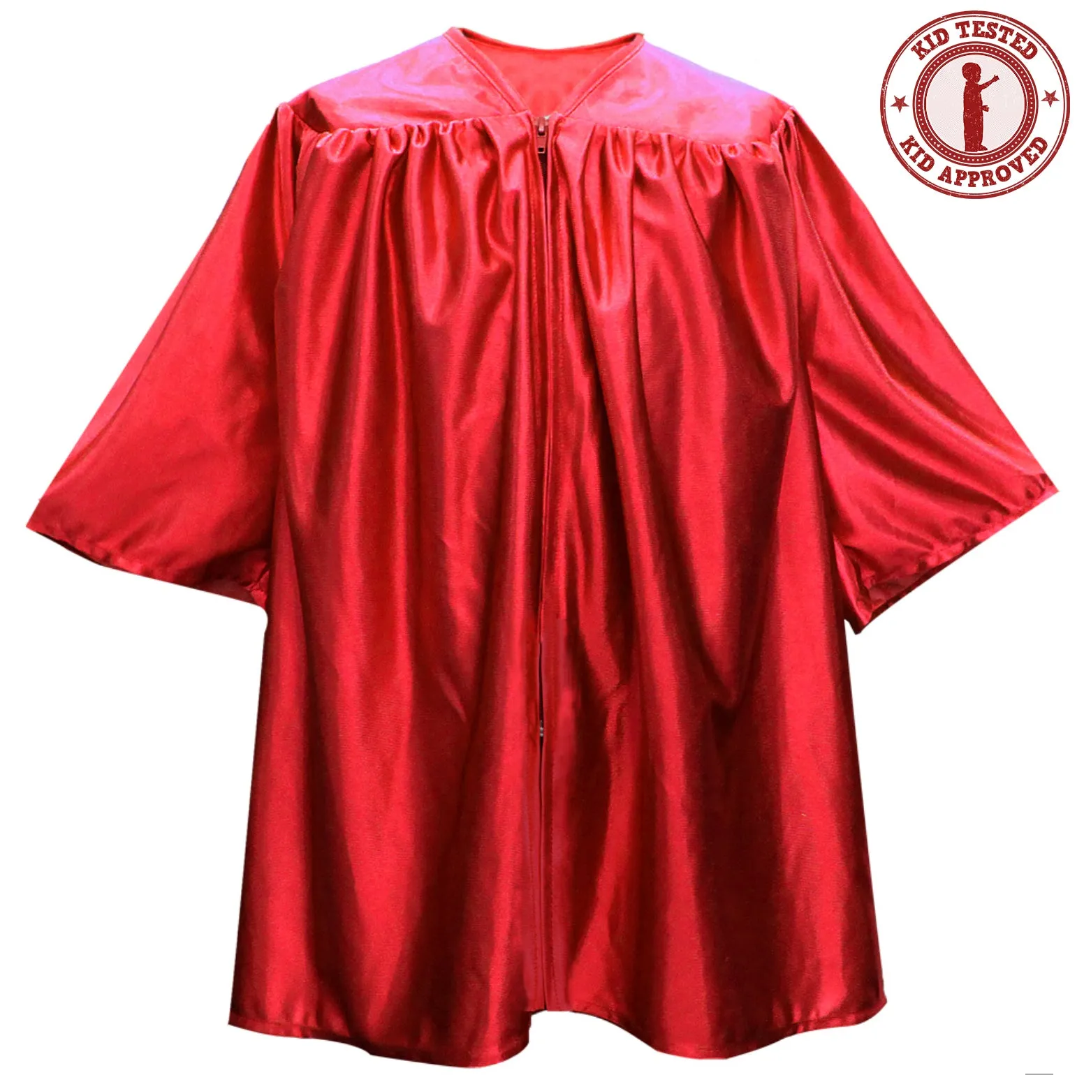 Child's Shiny Red Choir Robe