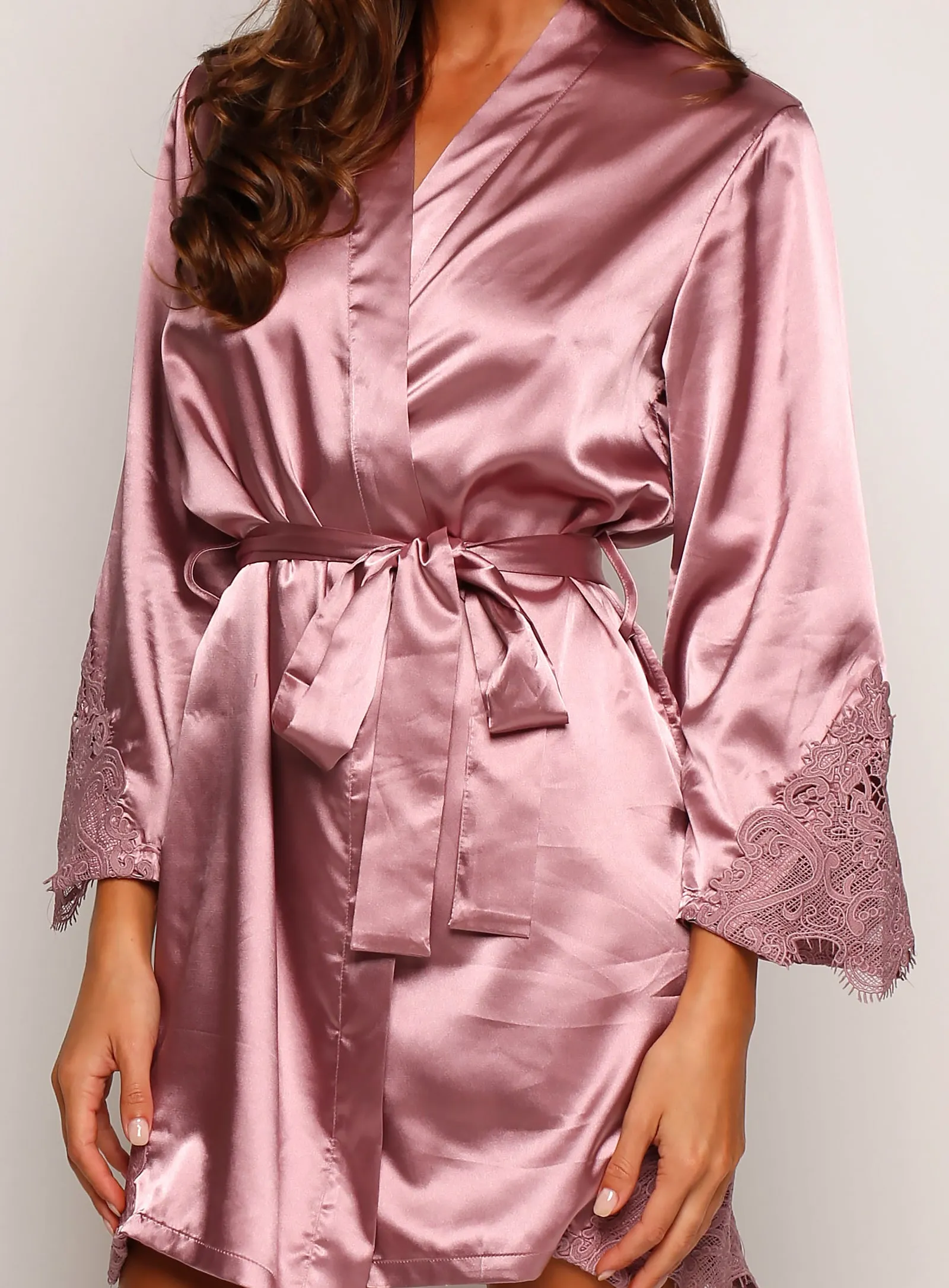 Cologne Satin Robe