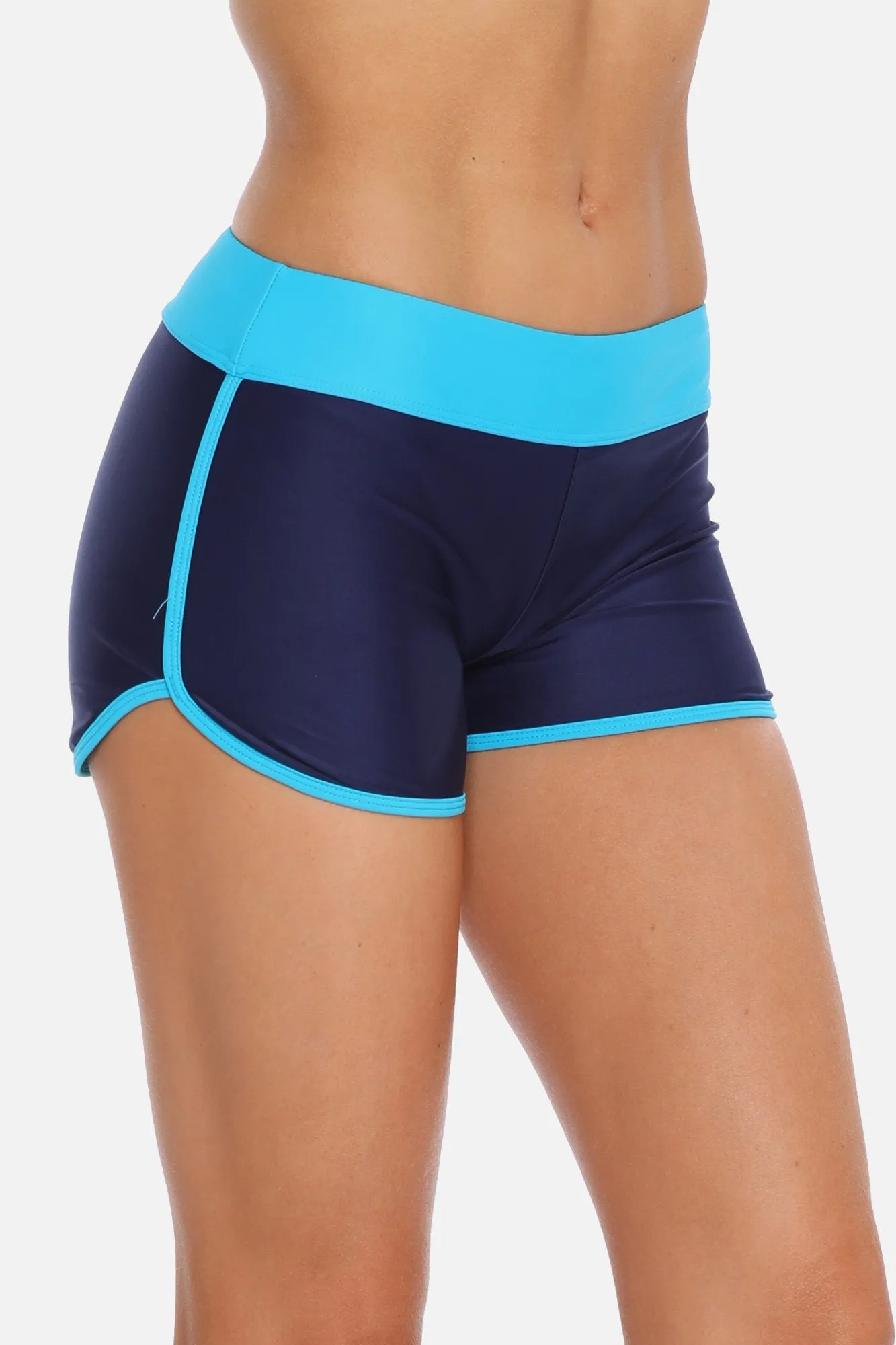 Colorblock Quick Dry Swim Shorts