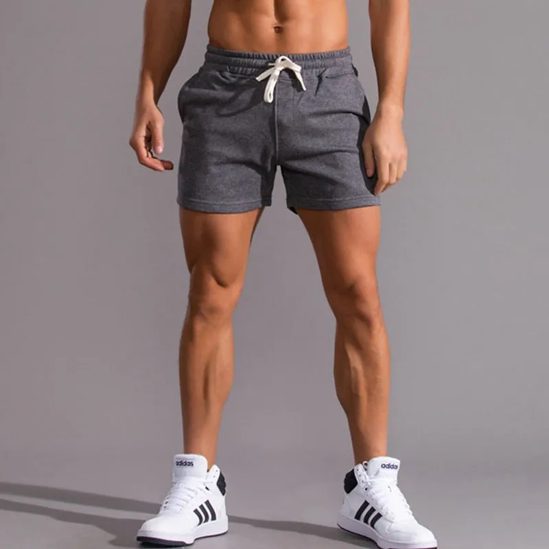 Cotton Casual Jogging Shorts Quick Dry Fitness Running Shorts Fashion Men Short Pants