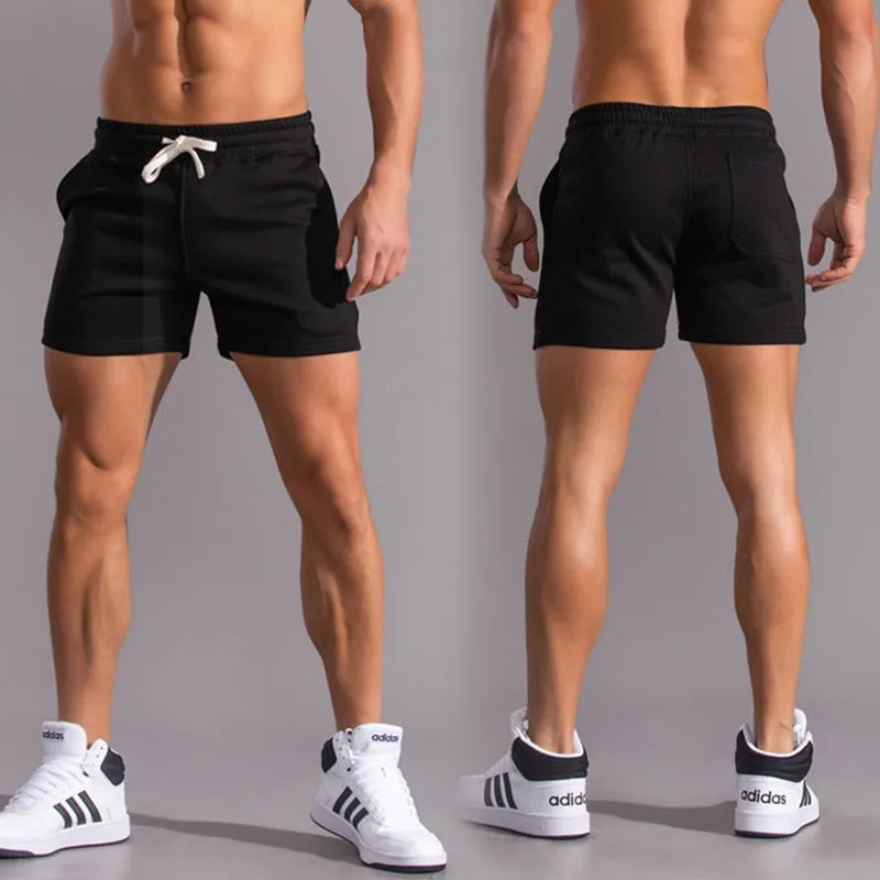 Cotton Casual Jogging Shorts Quick Dry Fitness Running Shorts Fashion Men Short Pants