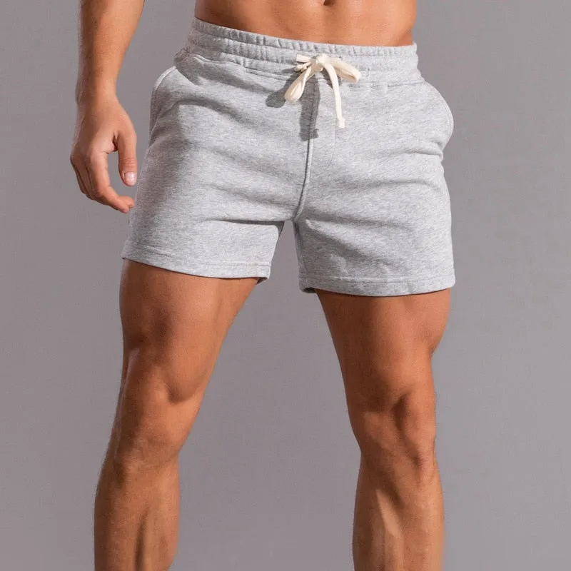 Cotton Casual Jogging Shorts Quick Dry Fitness Running Shorts Fashion Men Short Pants